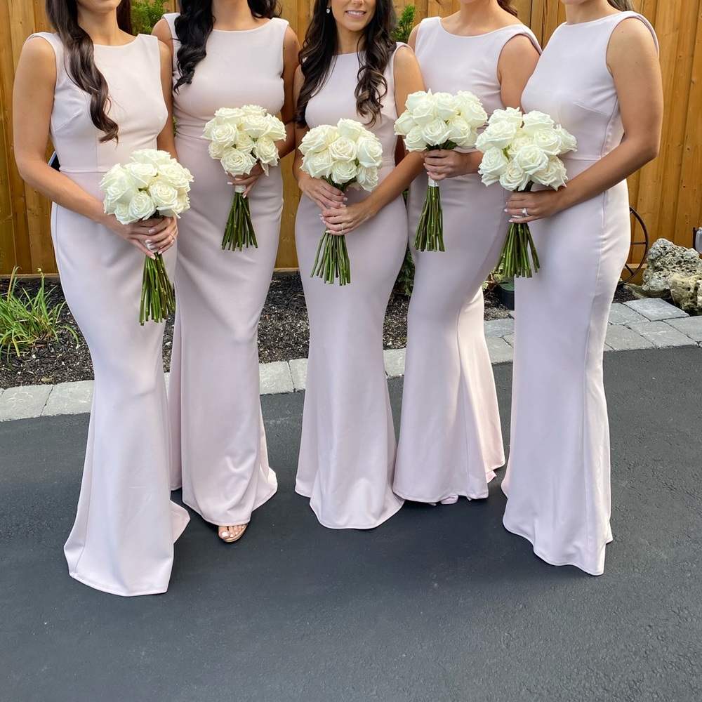 KATIE MAY NUDE BRIDESMAID DRESS SIZE 2,4,6,8 AVAILABLE - Picture 1 of 3